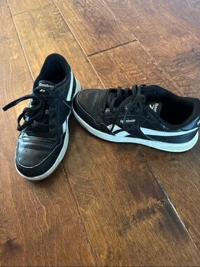 Reebok Black Sneakers with White Accents